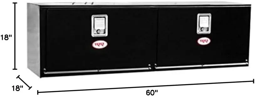 RKI H601818 60 x 18 x 18 in. Steel Underbody, Black