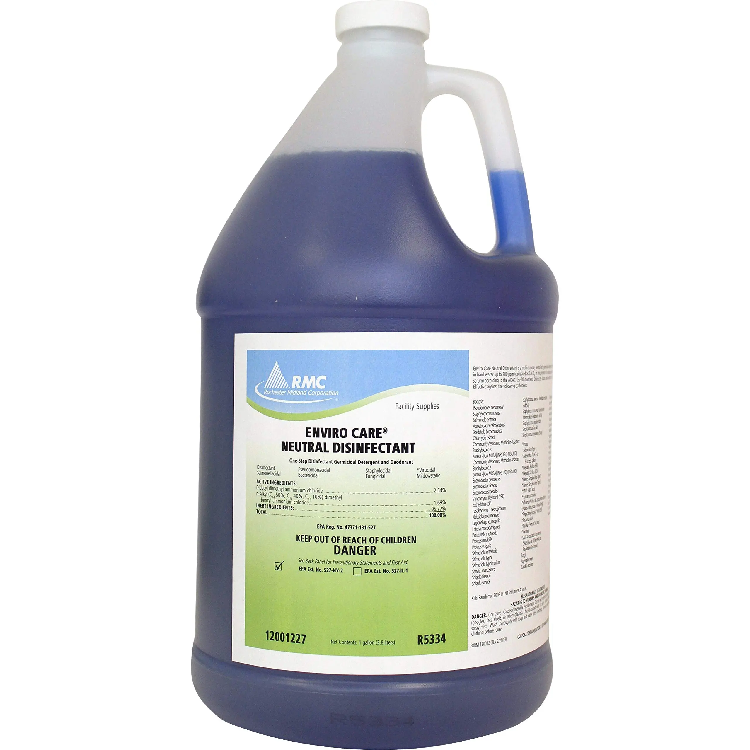 RMC Enviro Care Neutral Disinfectant Concentrate, 128 oz (1 Gal) - Case of 4