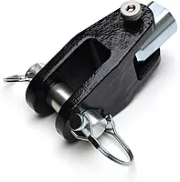 Roadmaster 035-1 Pair of Steel Off Road Towbar Adapters fits Bumpers with 1" Thick 'D' Tab | Durable Powder Coat | Heavy Duty | Easy Installation