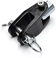 Roadmaster 035-1 Pair of Steel Off Road Towbar Adapters fits Bumpers with 1" Thick 'D' Tab | Durable Powder Coat | Heavy Duty | Easy Installation