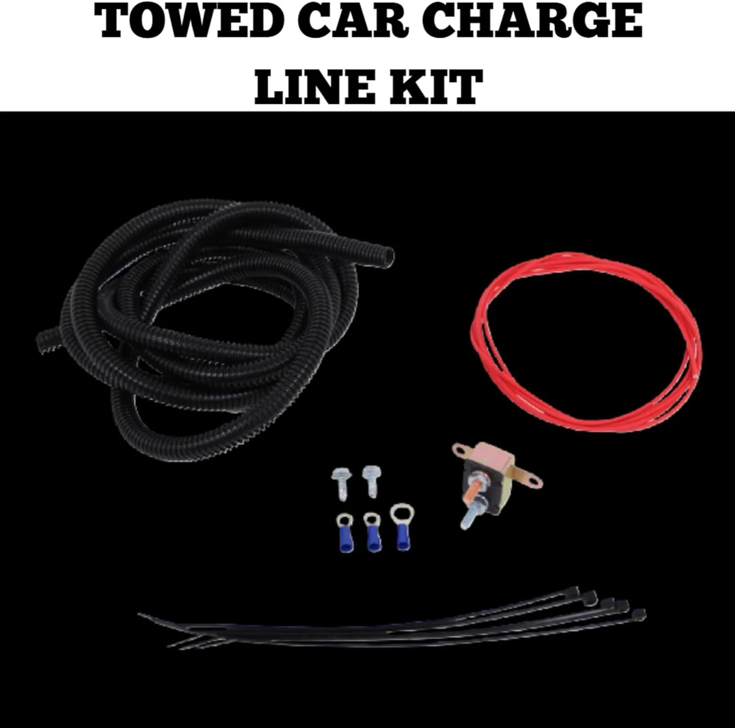 Roadmaster 156-25 Towed Car Charge Line Kit | Provides Efficient Battery Maintenance | Universal Compatibility | Self-Resetting Thermal Circuit Breaker