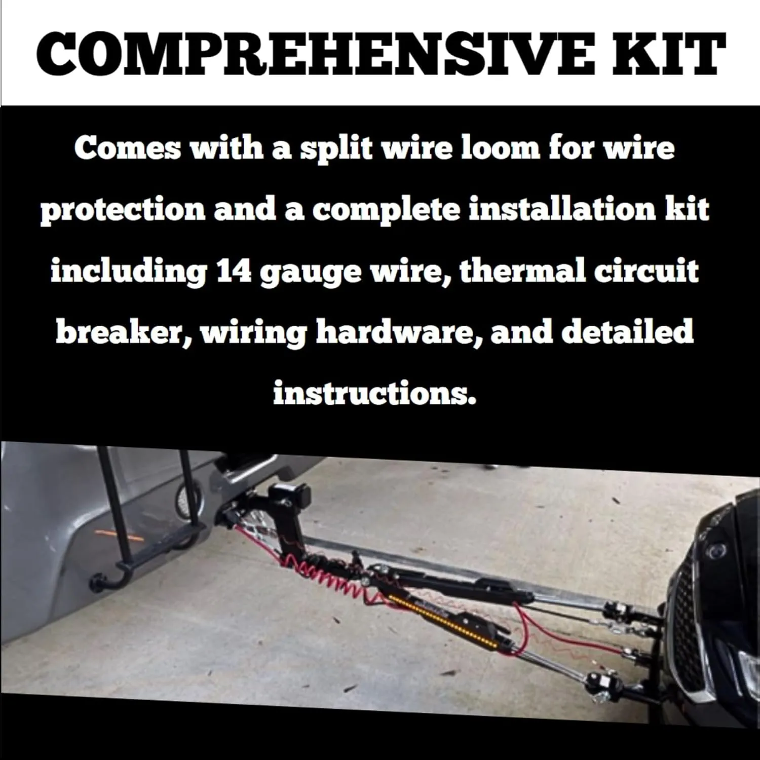 Roadmaster 156-25 Towed Car Charge Line Kit | Provides Efficient Battery Maintenance | Universal Compatibility | Self-Resetting Thermal Circuit Breaker