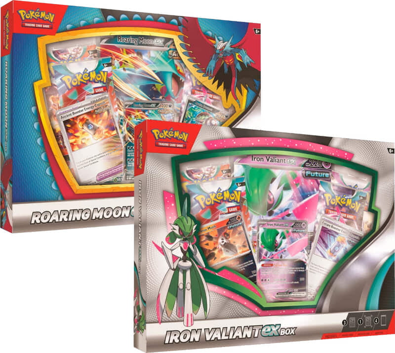 ROARING MOON EX / IRON VALIANT EX BOX