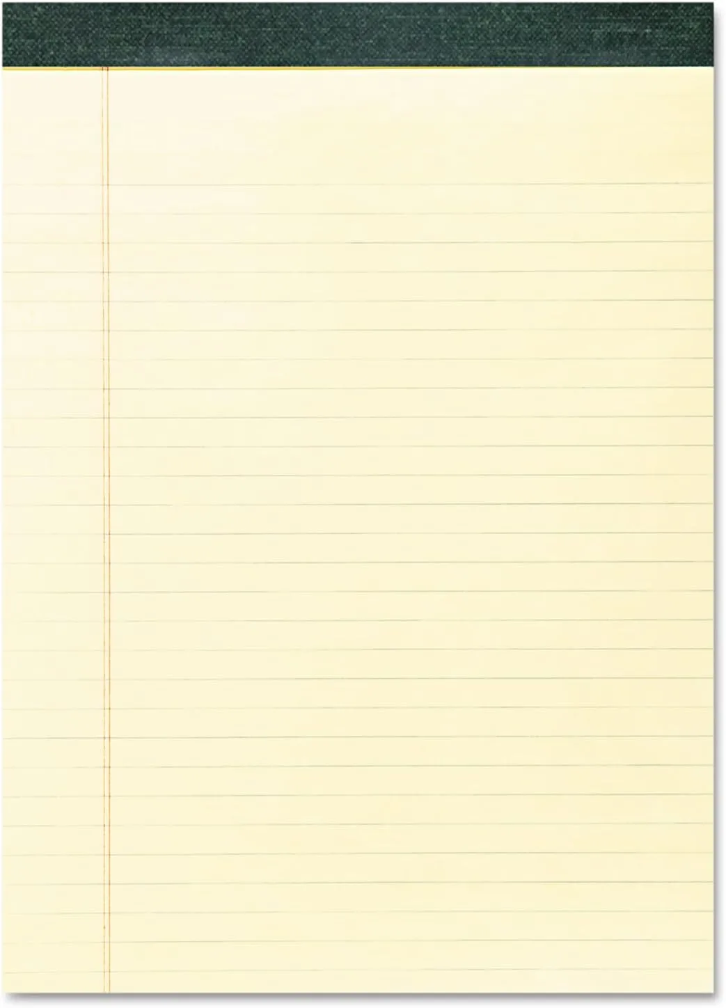 Roaring Spring Recycled Legal Pads, 40 Sheets, 8.5 x 11.75 in, Canary, Dozen