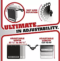 ROCK TAMERS Cruiser Accessories 2.5" Center Hub, Matte Black (Forged)