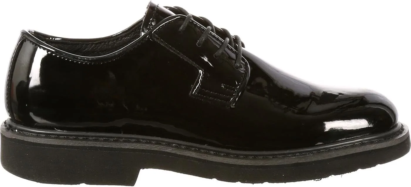 ROCKY Men's High-Gloss Leather Oxford Dress Shoes