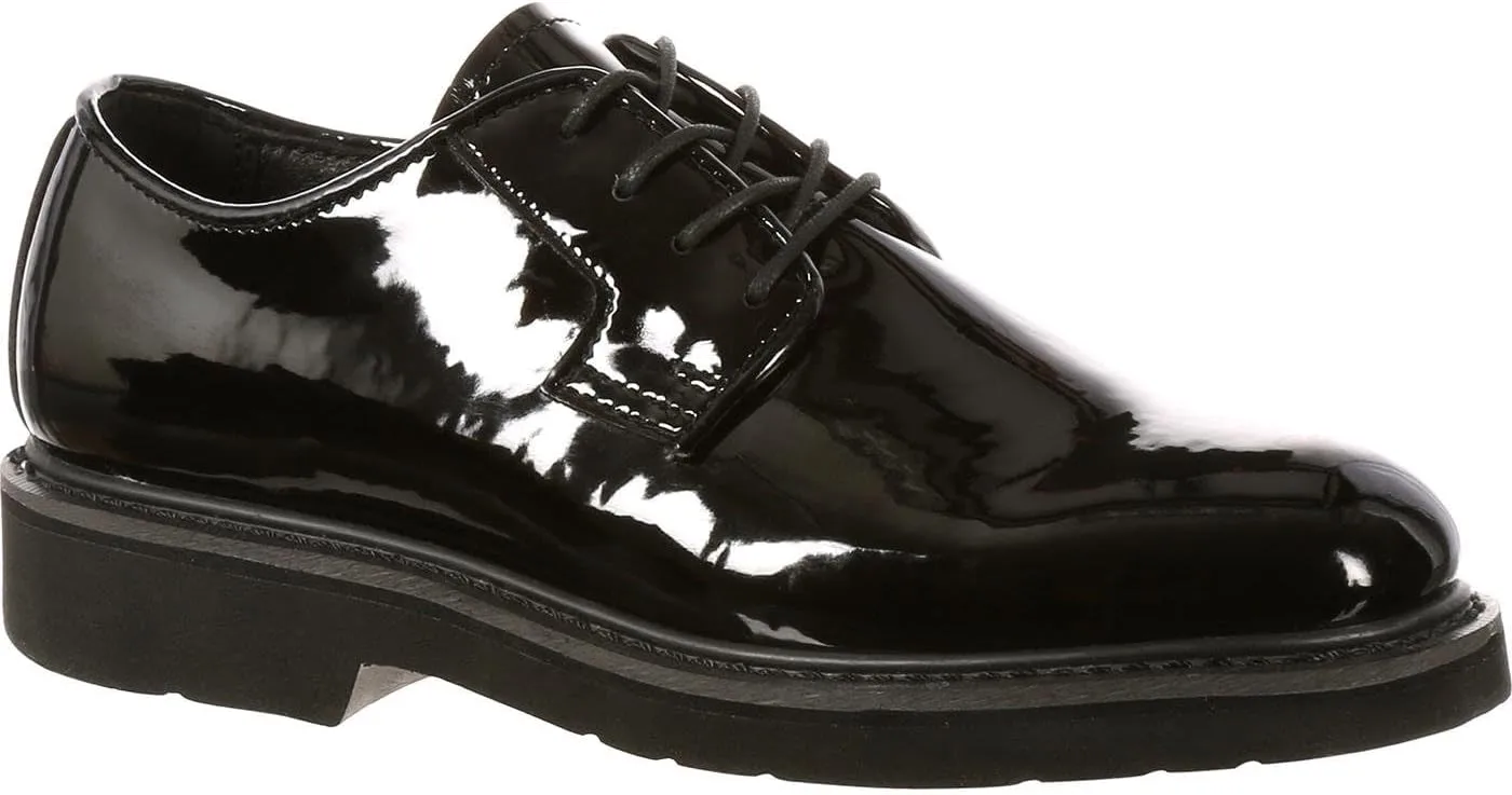 ROCKY Men's High-Gloss Leather Oxford Dress Shoes