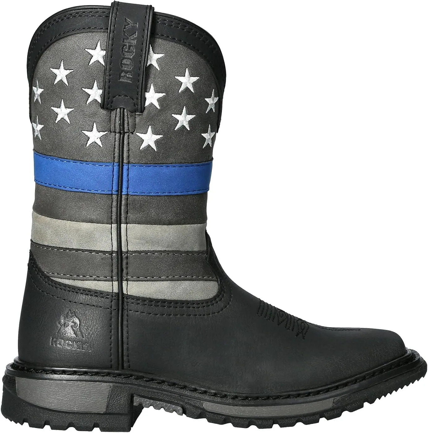 ROCKY Blue Line Kid Western Boot
