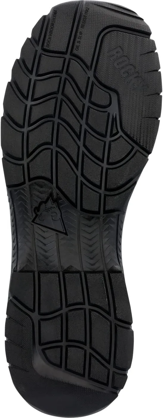 ROCKY Cadet 6" Black Side Zip Public Service Boot