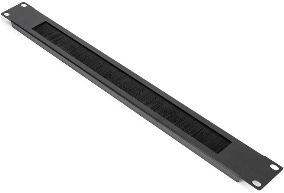 Rocstor 1U Rack Mount Brush Panel Y10E010-B1