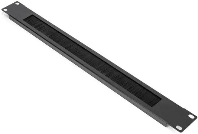Rocstor 1U Rack Mount Brush Panel Y10E010-B1