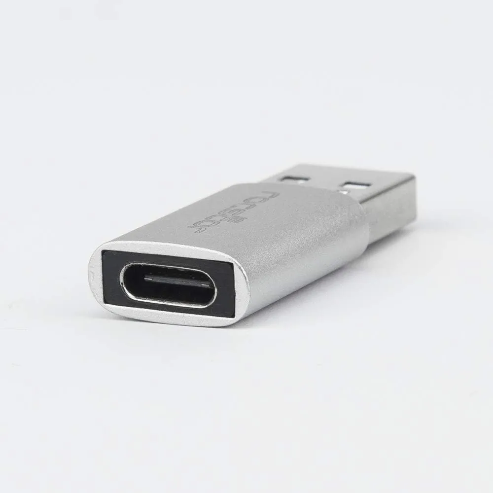 Rocstor USB Data Transfer Adapter - Type C Female USB - Type A Male USB - White Male Adapter White