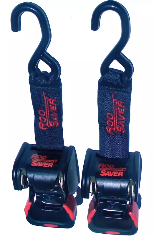 Rod Saver Marine Accessories 40-inch Boat Saver Retractable Transom Tie-Downs, Pair