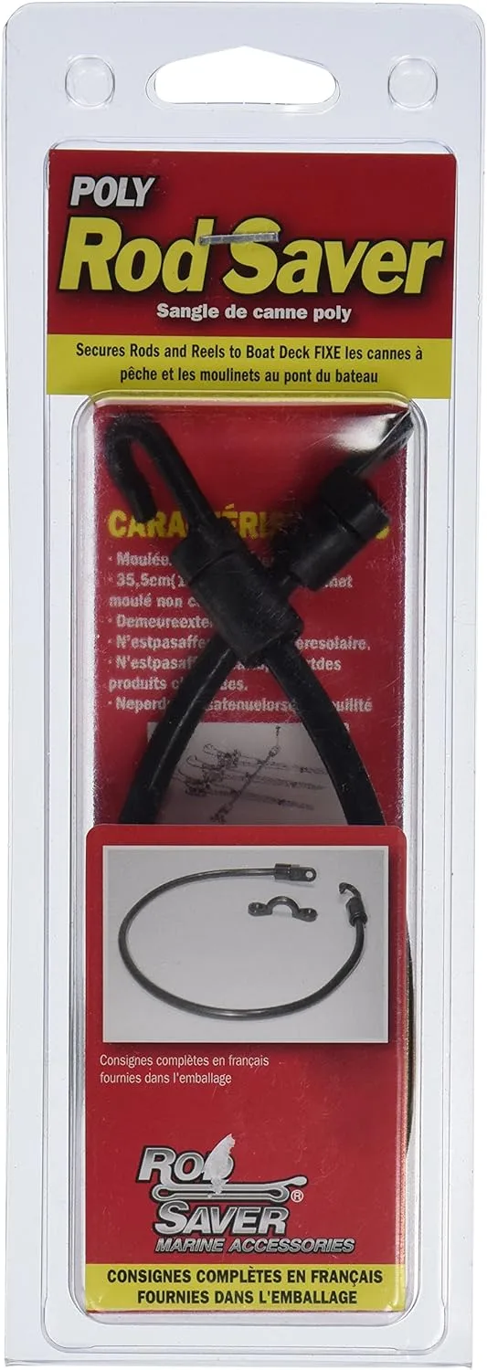 Rod Saver PRS Marine Poly Rod Strap , Black
