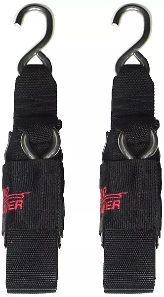 Rod Saver Deluxe Stainless Steel Transom Tie-Down - 2" x 6' - Pair