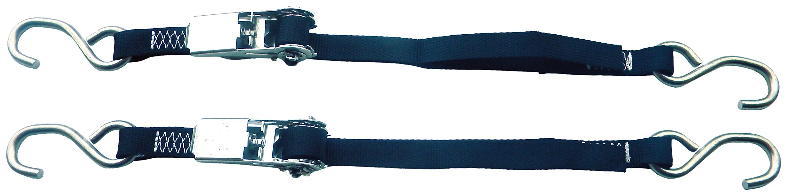 Rod Saver Stainless Steel Ratchet Tie-Down - 1" x 4' - Pair