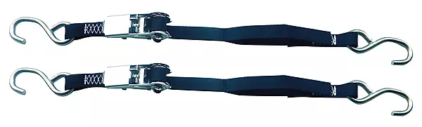 Rod Saver Stainless Steel Ratchet Tie-Down - 1" x 3' - Pair