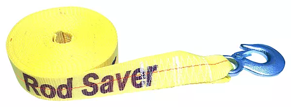 Rod Saver Heavy-Duty Winch Strap Replacement - Yellow - 2" x 20'