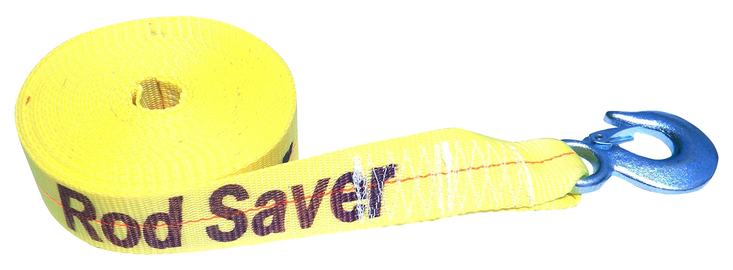 Rod Saver Heavy-Duty Winch Strap Replacement - Yellow - 2" x 30'