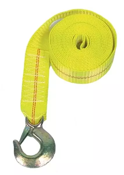 Rod Saver Heavy-Duty Winch Strap Replacement - Yellow - 2" x 25'