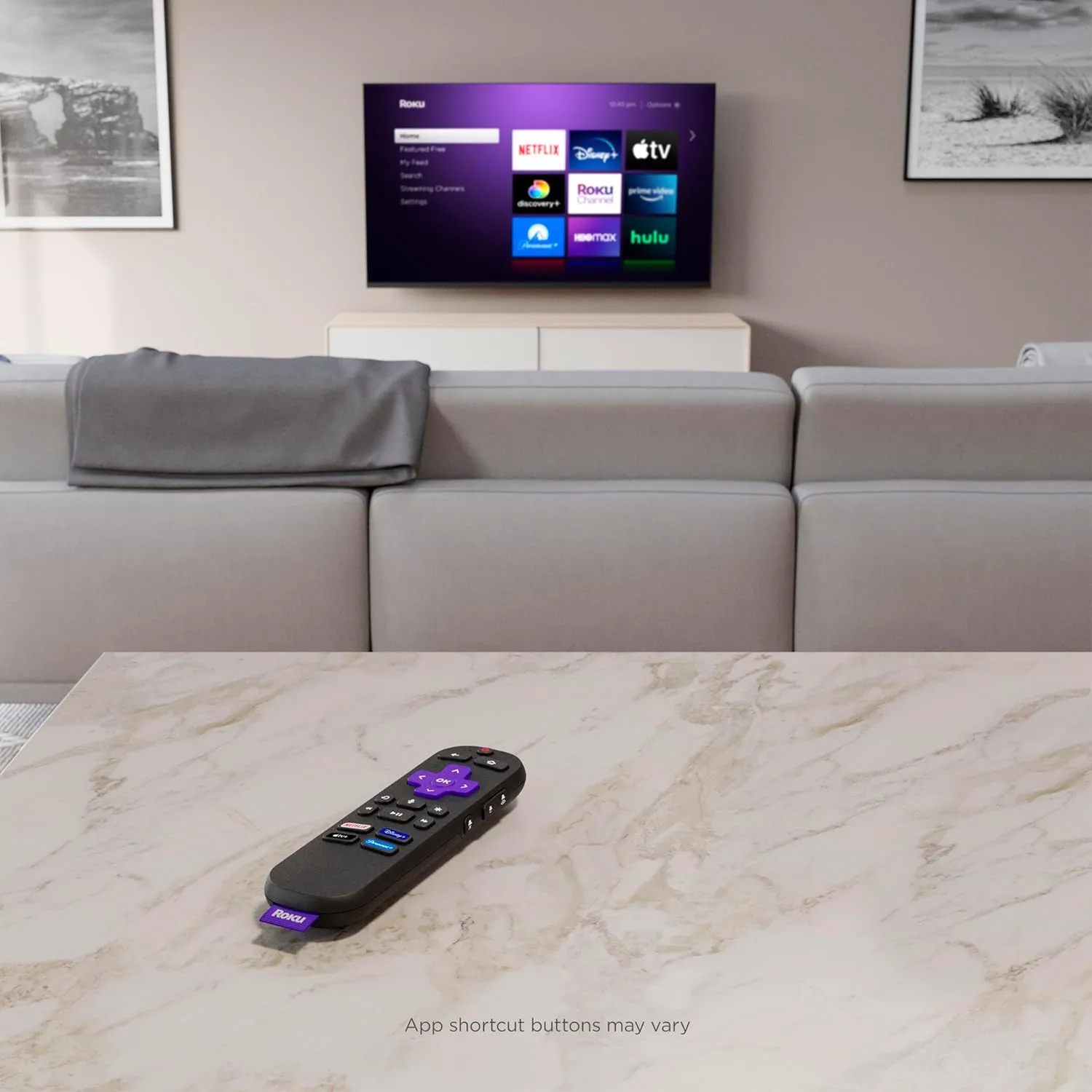 Roku Voice Remote | Replacement TV Remote Control with Voice Control, Simple Setup
