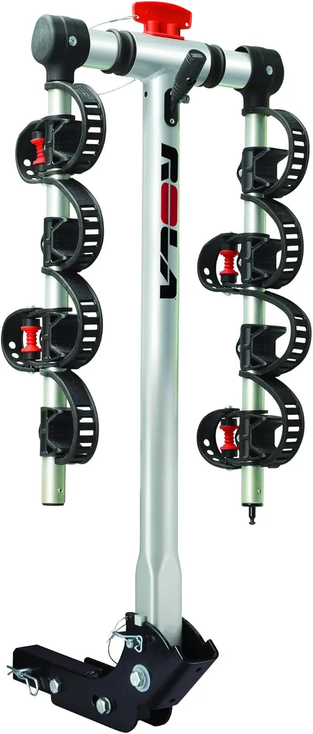 ROLA 59401 TX Hitch Mount 4-Bike Carrier with Tilt & Security