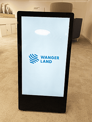 destination.kiosk 43-Zoll OUTDOOR mobile Infoscreen