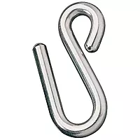 19/32" Opening, 316 Stainless Steel Electropolished S-Hook