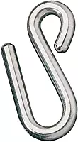 19/32" Opening, 316 Stainless Steel Electropolished S-Hook