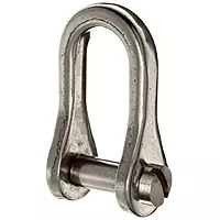 Ronstan Standard Dee Slotted Pin Shackle - 3/16" Pin - 23/32" L x 13/32" W