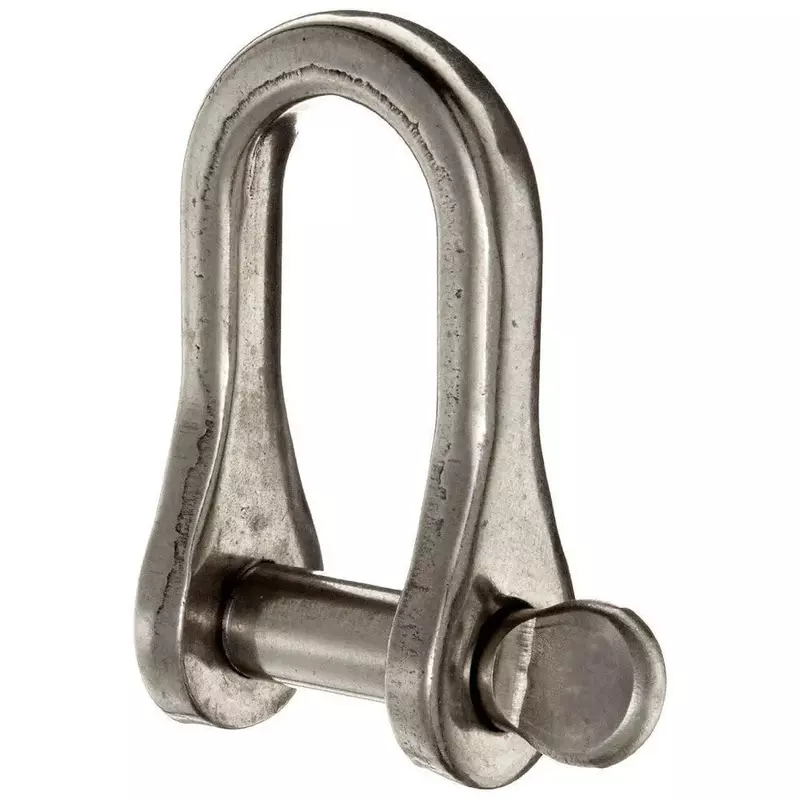 D-Shackle: Screw Pin, 880 lb Working Load Limit