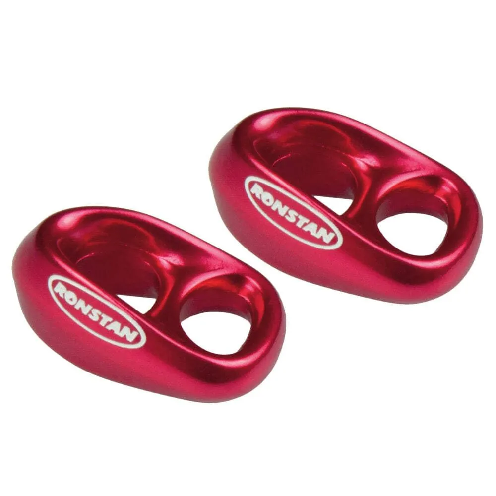 Ronstan RF8080R-2 Shock - 3/16 Line - 1/4 Webbing - Red - Pair
