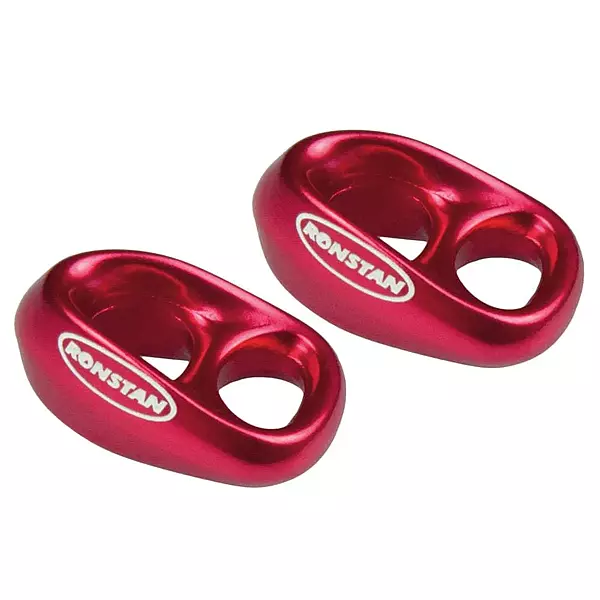 Ronstan RF8080R-2 Shock - 3/16 Line - 1/4 Webbing - Red - Pair