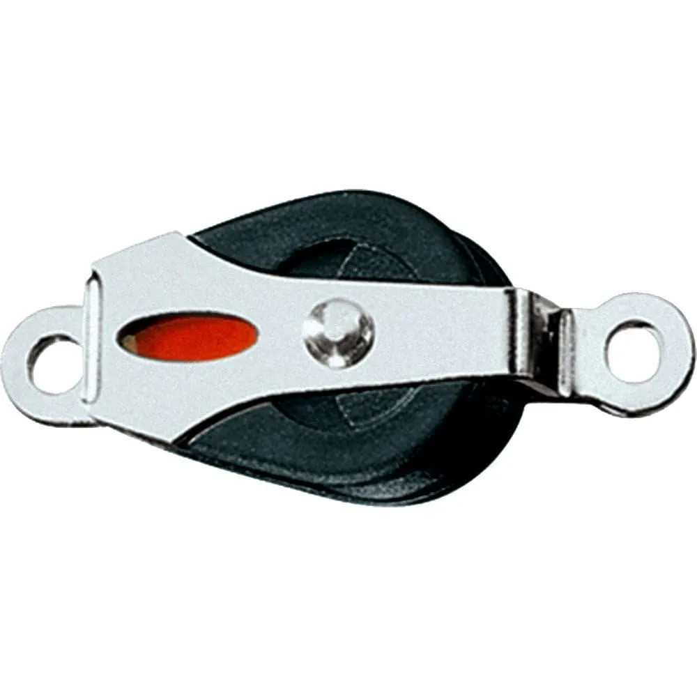 Ronstan RF20151A Series 20 Ball Bearing Block - Single - Cheek Rivet Mount