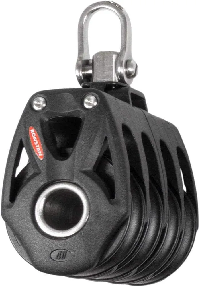 Ronstan Series 40 Orbit BB Quad Block w/Swivel Shackle