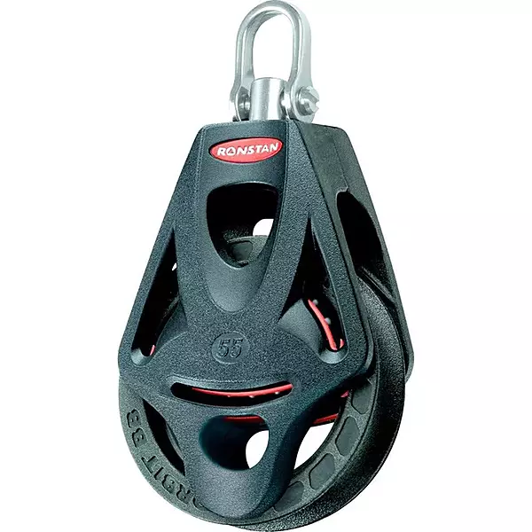 Ronstan Series 55 Ball Bearing Orbit Block - Single - Becket - Swivel Head