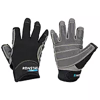 Ronstan Sticky Race Gloves - 3-Finger - Black - S