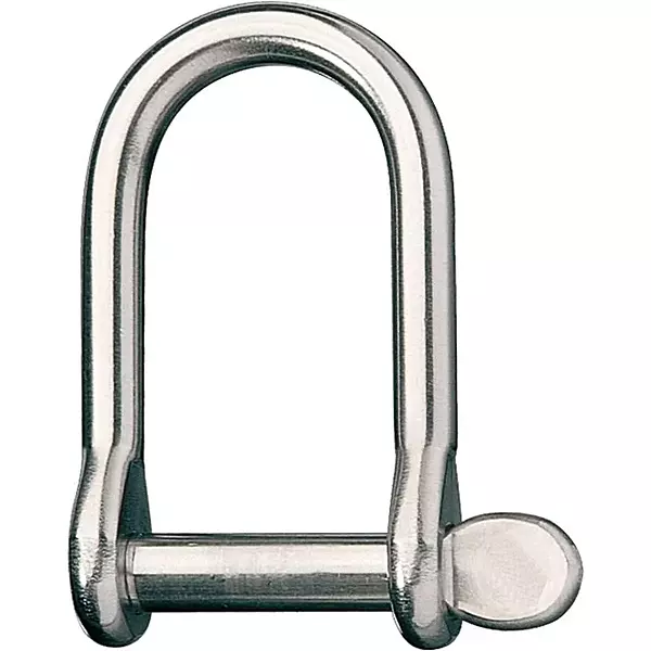 Ronstan Wide Dee Shackle - 1/4" Pin - 1-17/32"L x 1-7/32"W