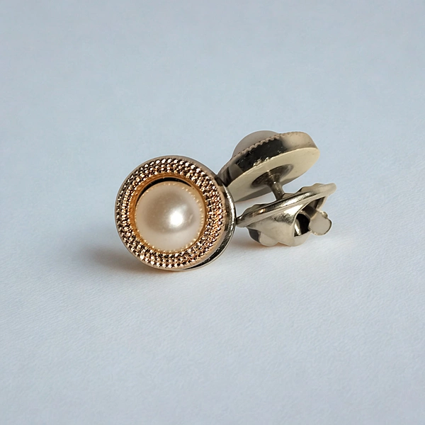 Round Pearl Earrings