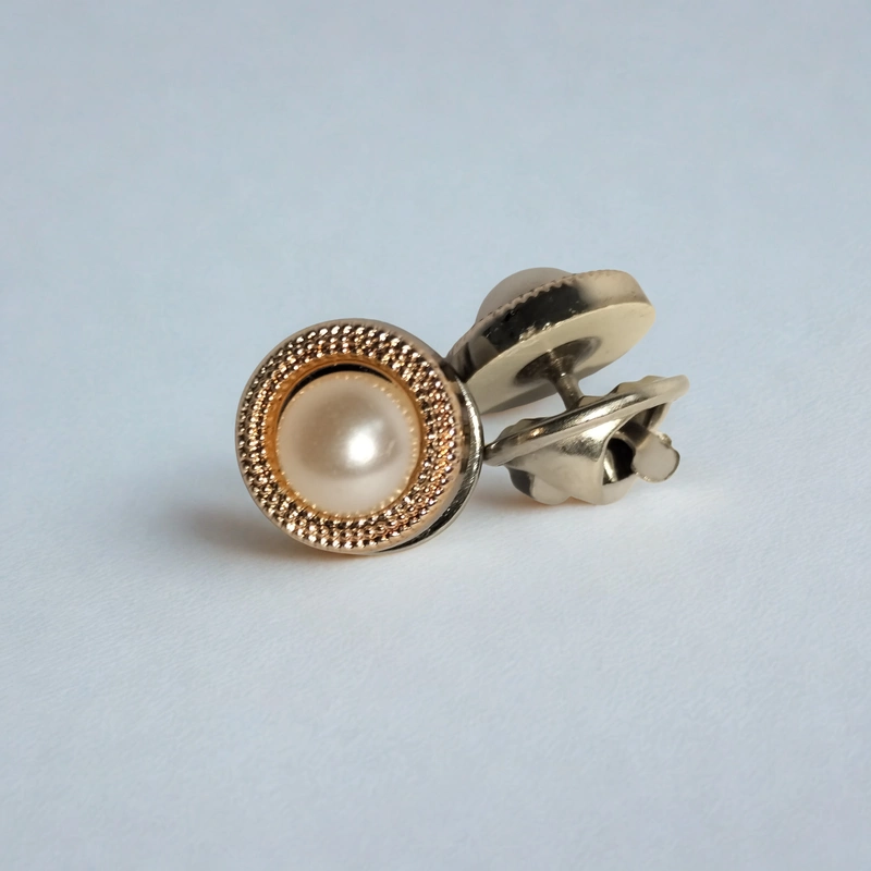 Round Pearl Earrings