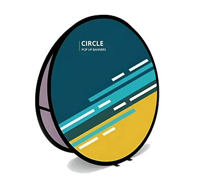 Round Pop Out Banner Round Pop Out Banner