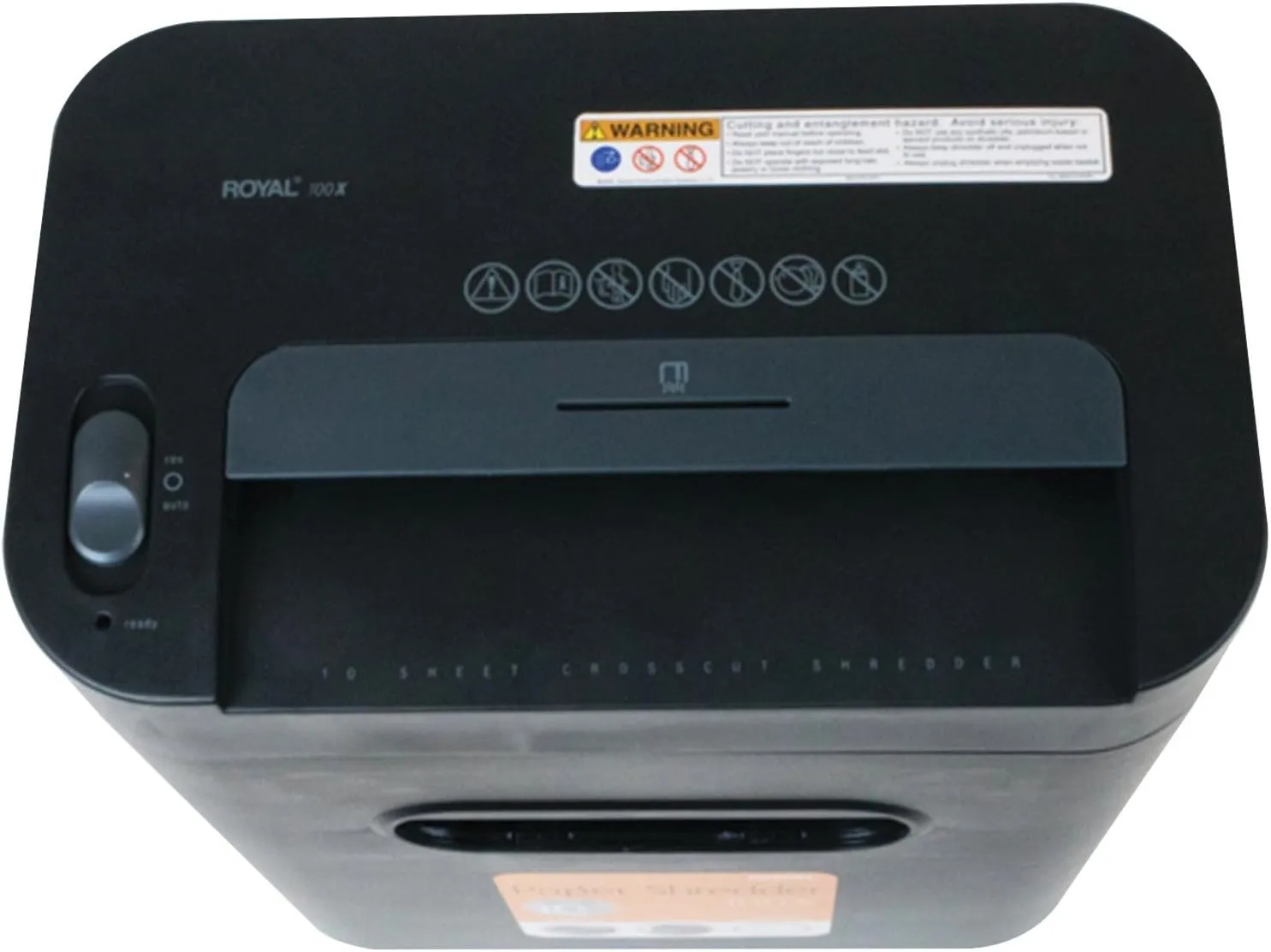 Royal 29171Y 100X 10-Sheet Crosscut Shredder