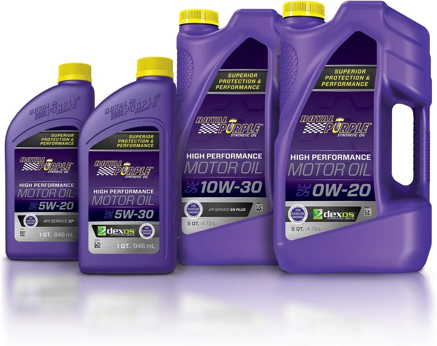 Royal Purple 10W-30 High Performance Synthetic Motor Oil - 5 qt, Model 51130