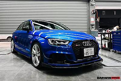 2019–2020 Audi RS3 BKSS Style Carbon Fiber Front Lip | CFRP Aero Upgrade