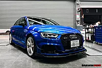 2019–2020 Audi RS3 BKSS Style Carbon Fiber Front Canards | Aggressive Aero Add-On