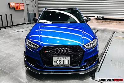 2019–2020 Audi RS3 BKSS Style Carbon Fiber Front Lip | CFRP Aero Upgrade