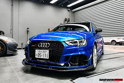 2019–2020 Audi RS3 BKSS Style Carbon Fiber Front Lip | CFRP Aero Upgrade