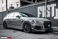 2017–2019 Audi RS4 B9 BKSS Style Carbon Fiber Front Canards | Aerodynamic Upgrade