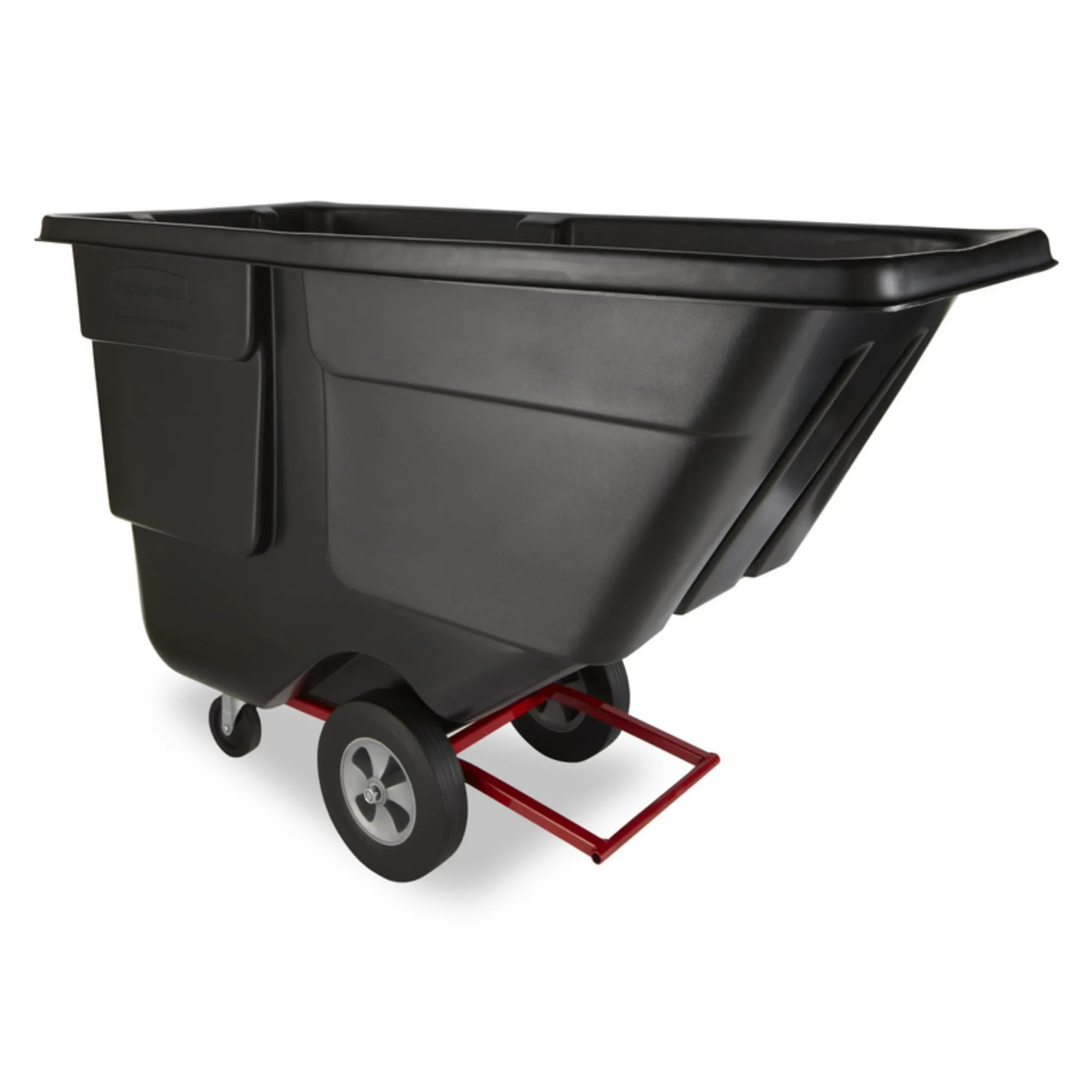 Rubbermaid Commercial 1 cu yd Tilt Truck, 850 lb Capacity, Black