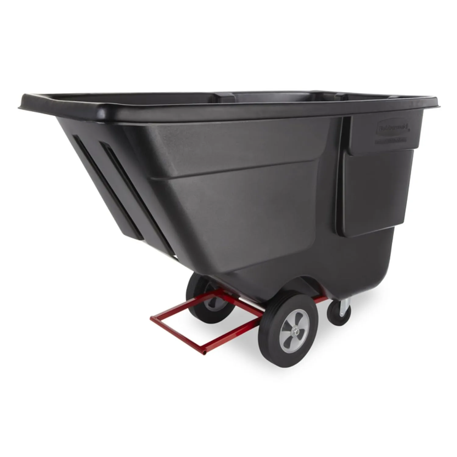 Rubbermaid Commercial 1 cu yd Tilt Truck, 850 lb Capacity, Black